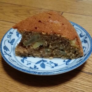 ♪食物繊維♪炊飯器&HM リンゴとふすま粉のケーキ